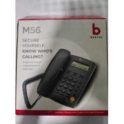 Beetel M56 Caller ID Corded Landline Phone with 16 Digit LCD Display