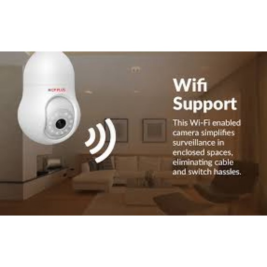  CPPLUS CP-T31A 3MP WIFI BULB PT CAMERA EZYCAM+