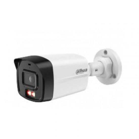 DAHUA DH-IPC-HFW1439TL2-A-IL | 4MP Dual Light Bullet Camera | IR + Warm Light | Built-in Mic | 
